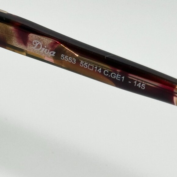Diva Eyeglasses Eye Glasses Frames 5553 GE1 55-14-145